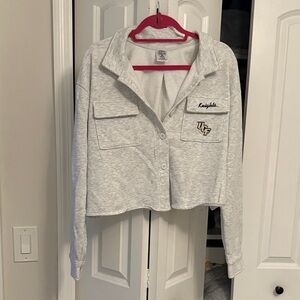 UCF Gray Women's Cropped Top